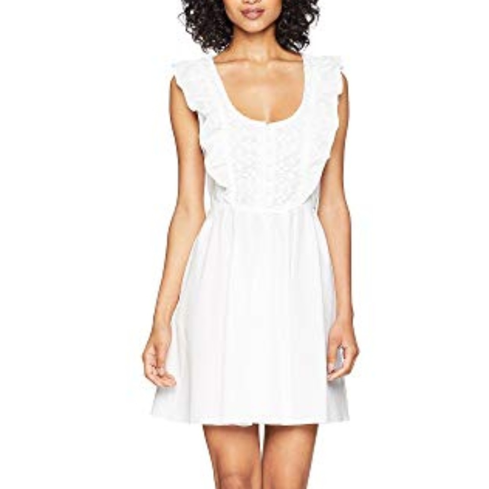 FREE PEOPLE Half Moon Crochet Mini Dress